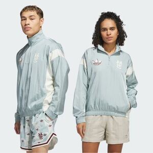 Adidas Originals Hoop York City  1/2 Zip Jacket - 2XS (Retail $100.00)